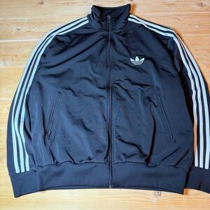 Men's Adidas Originals Big Logo TT Firebird Black White Retro Jacket Size XL
